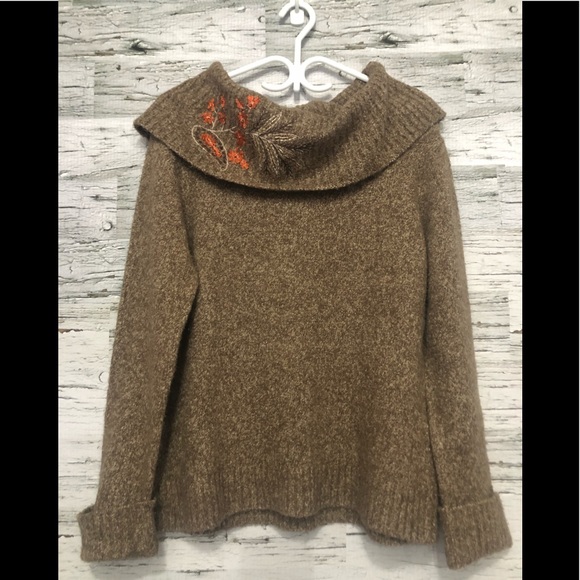 Marie-Claire Sweaters - Marie-Claire off the shoulder cowl neck sweater